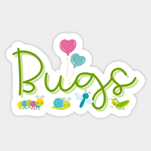 Bugs Cute Happy Cartoon bugs Sticker by Dallen Fox
